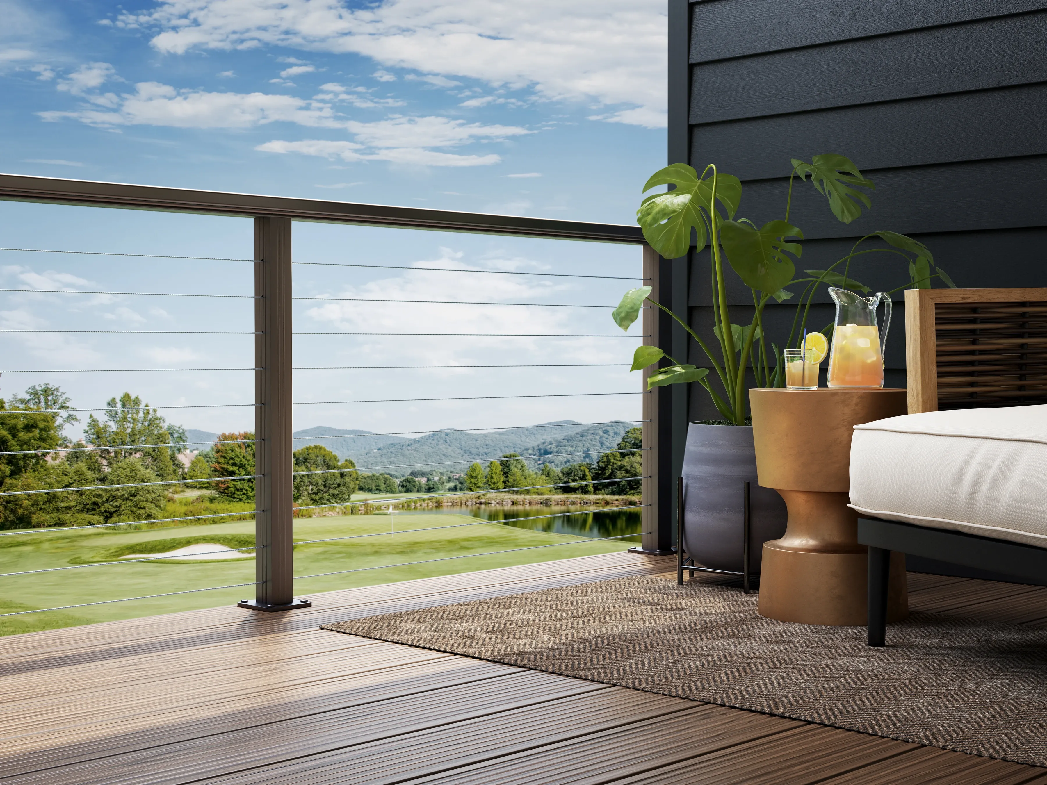 Golfcourse Railing
