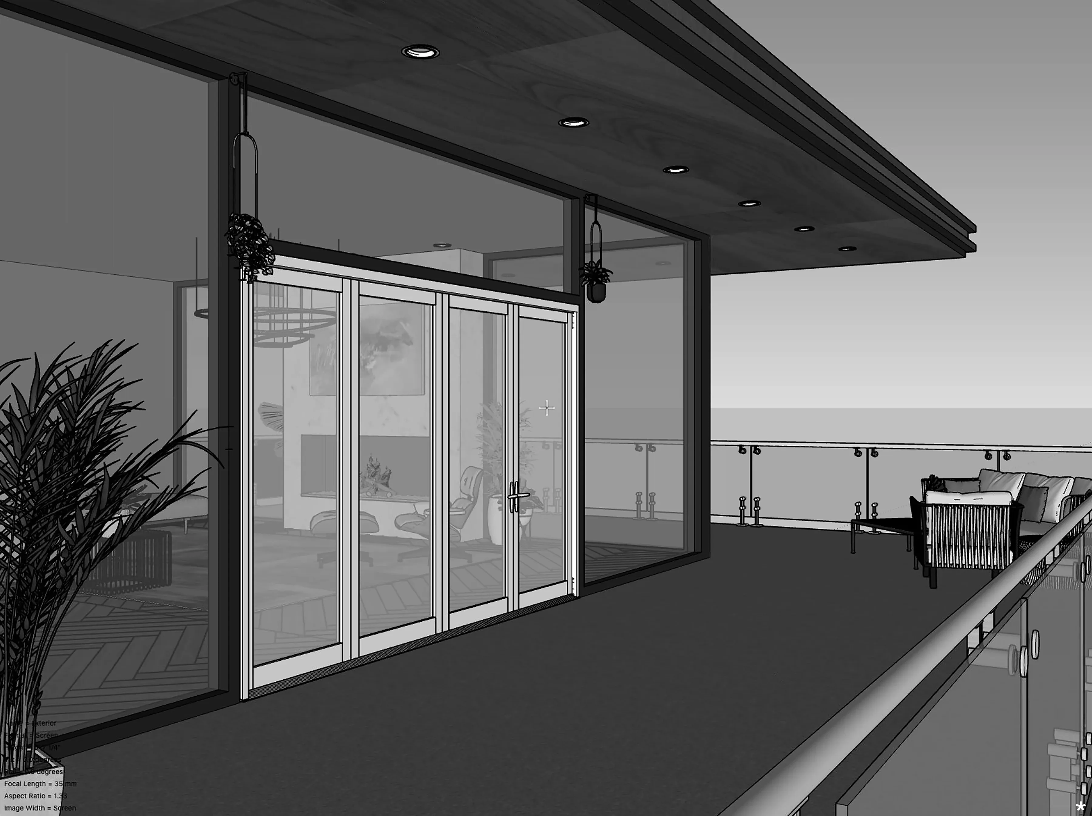 Pacific North West Home Exterior Sketch