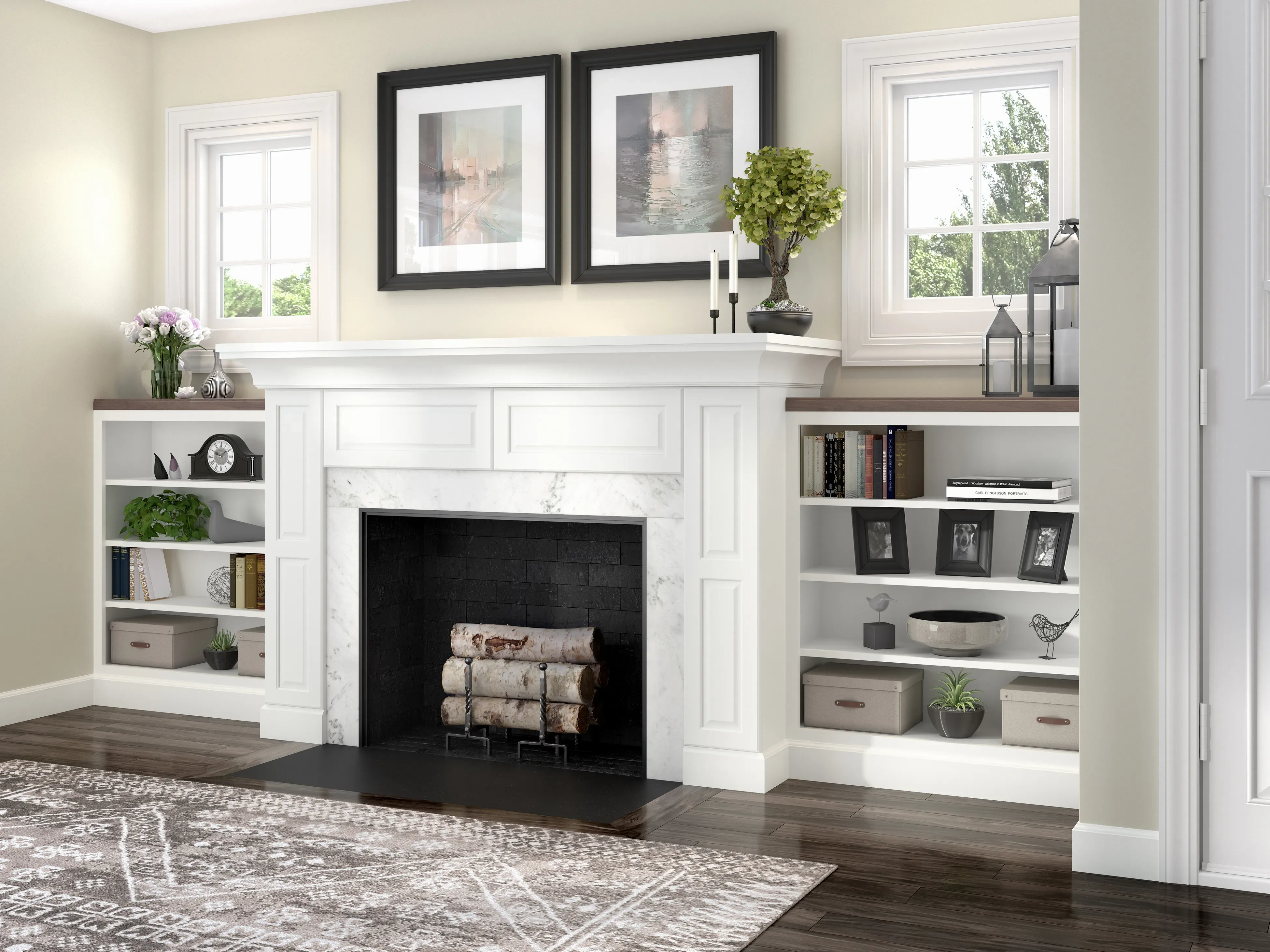 Traditional Fireplace