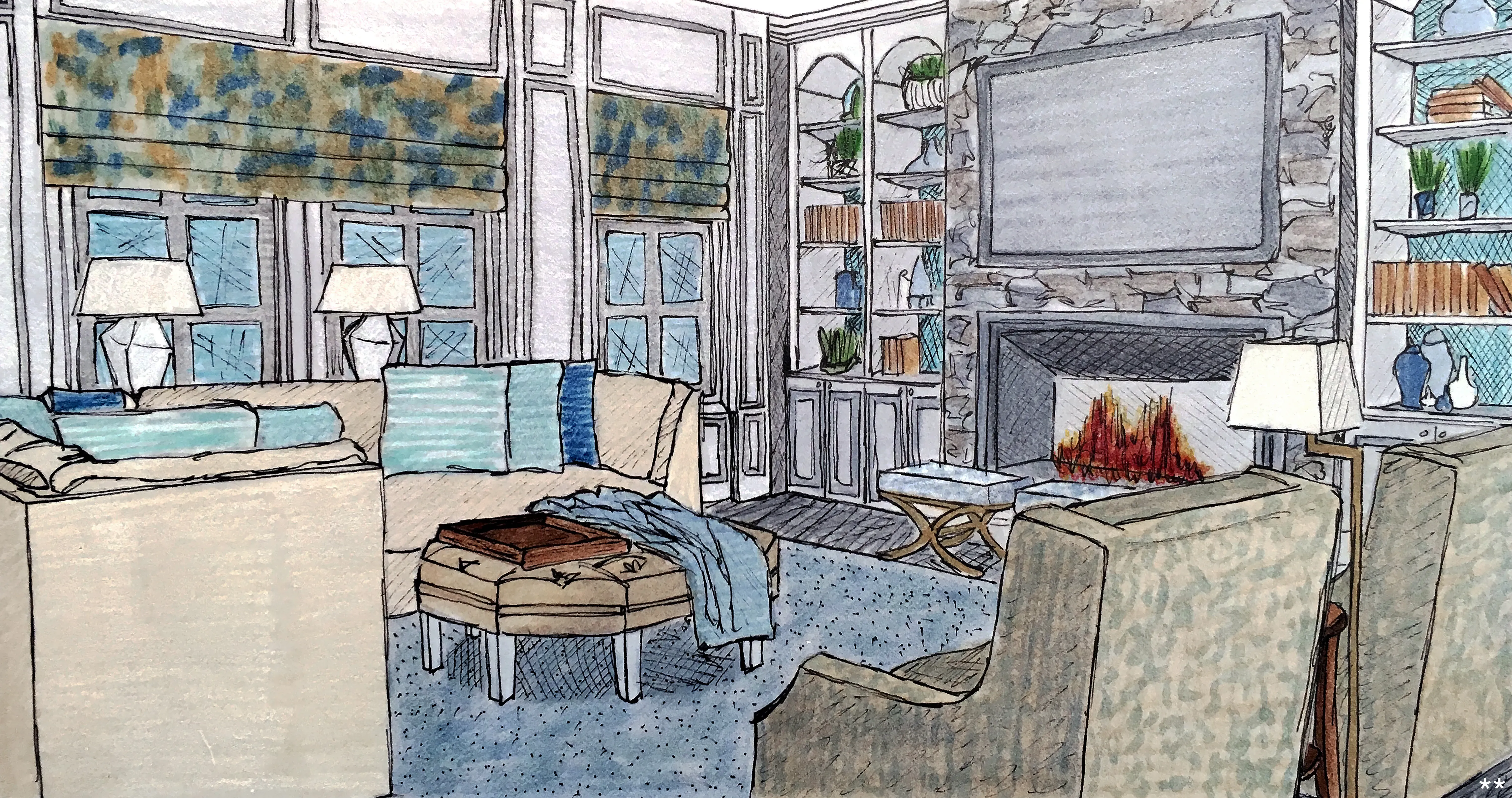 Upscale Living Room