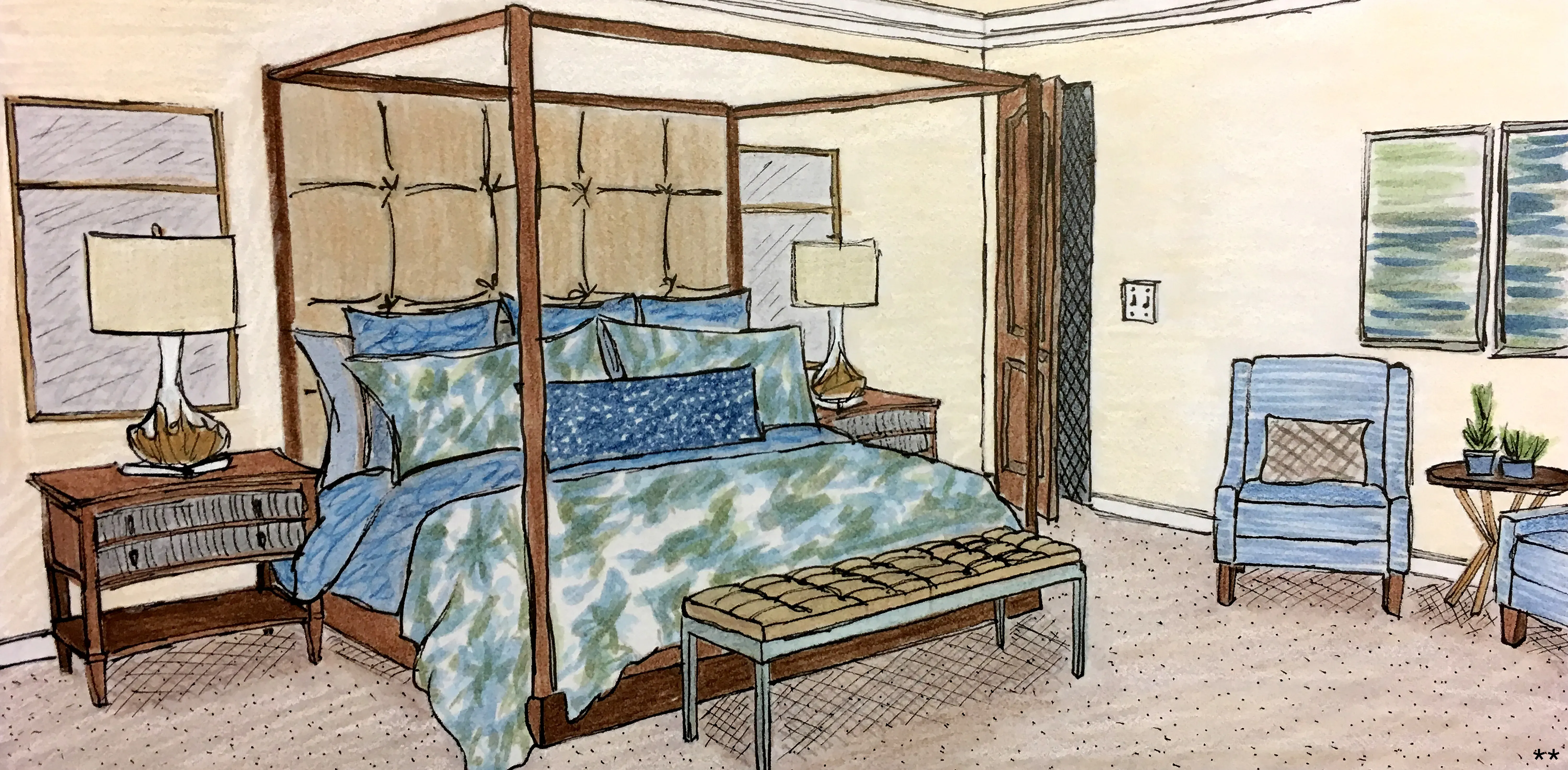 Upscale Master Bedroom
