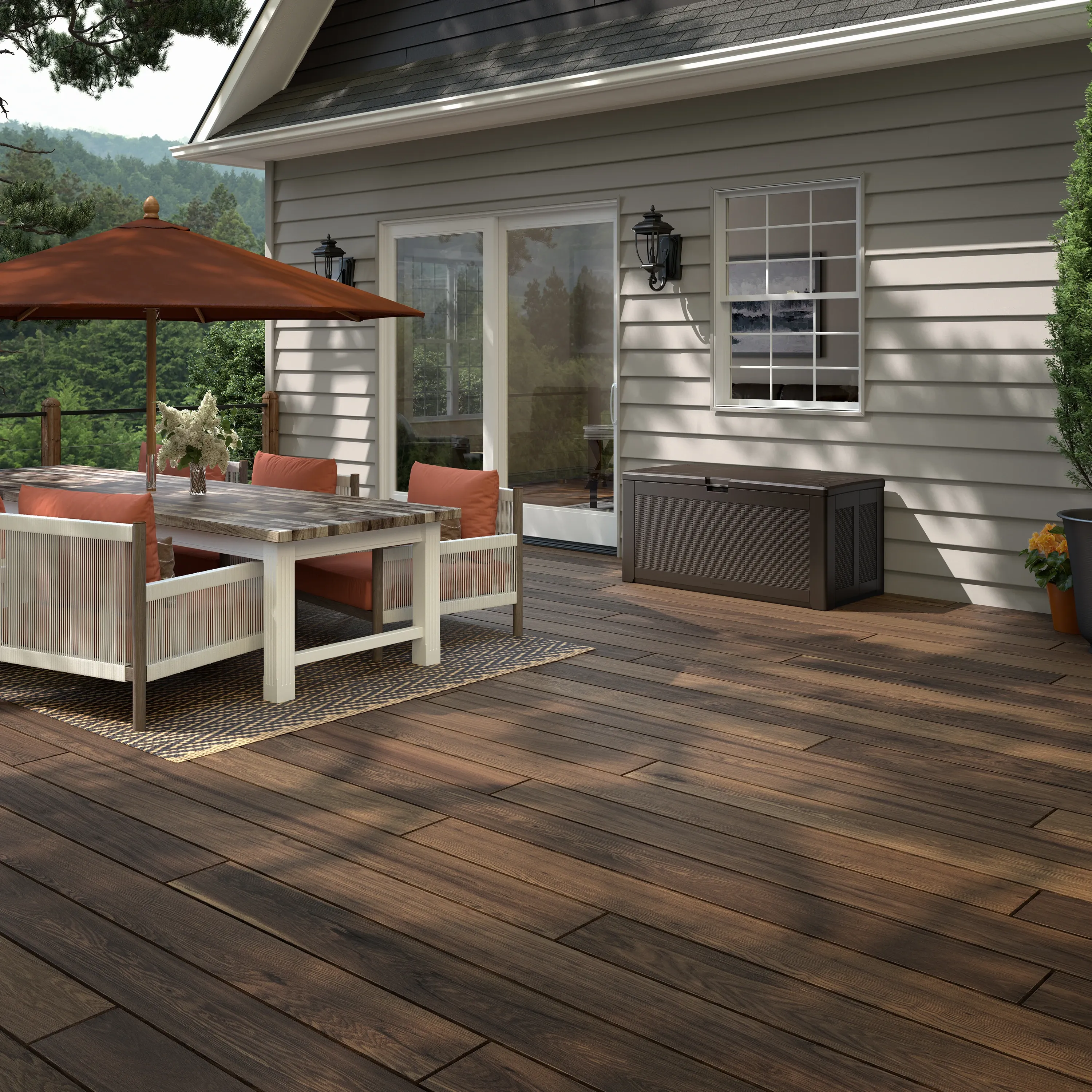 warm tone deck